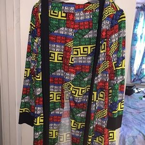 Colorful 2 piece duster set